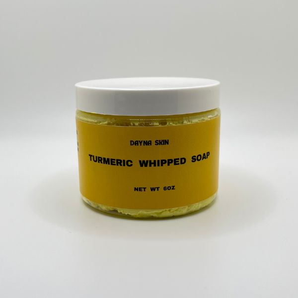 Golden glow whipped soap